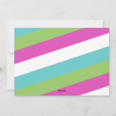 Fijne feestdag 2 jaar, helder en kleurrijk feestdagenkaart (Achterkant)