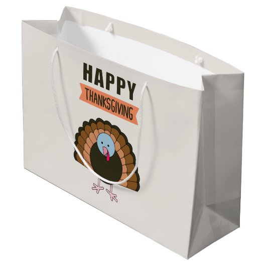 Fijne feestdag in Turkije Groot Cadeauzakje (Achterkant Gekanteld)