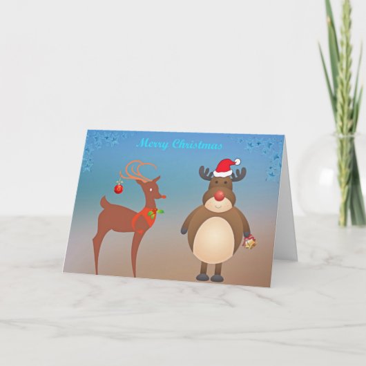 Fijne feestdag kerstboomversieringen feestdagen kaart (Voorkant)