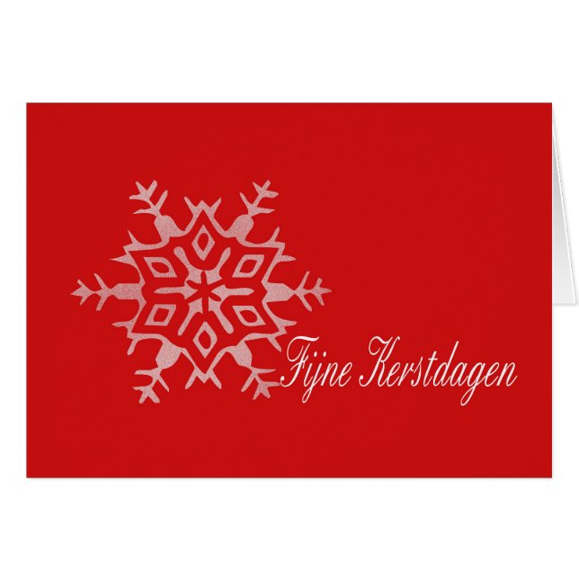 Fijne feestdag - Nederlands kerstfeest (Voorkant Horizontaal)