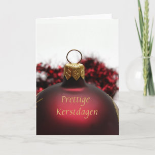 Fijne feestdag - Nederlands kerstfeest Feestdagen Kaart