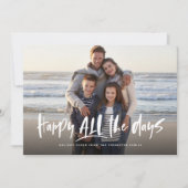 Fijne feestdag op de fotokaart feestdagenkaart (Voorkant)