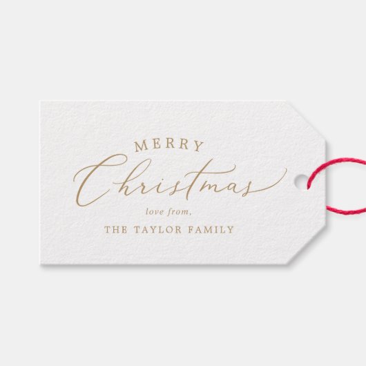 Fijne feestdag voor prettige feestdagen met feestd cadeaulabel (Voorkant (Horizontaal))