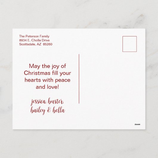 Fijne feestdagen 3 foto (Achterkant)