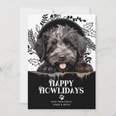 Fijne feestdagen bouvier des flandres Hondenkerst Feestdagenkaart (Voorkant)