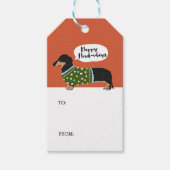 Fijne feestdagen cadeaulabel (Voorkant)