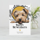 Fijne feestdagen Glen of Imaal Terrier Kerstmis Feestdagenkaart (Staand voorkant)