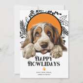 Fijne feestdagen Grand Basset Griffon Vendeen Feestdagenkaart (Voorkant)