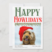 Fijne feestdagen Kerst Hondenliefhebber Groeten Feestdagenkaart (Voorkant)