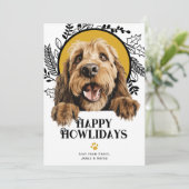 Fijne feestdagen Otterhound Dog Christmas Feestdagenkaart (Staand voorkant)