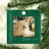 Fijne feestdagen | Pet Foto Kerstboom Metalen Ornament