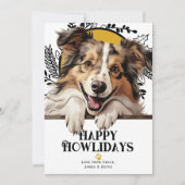 Fijne feestdagen Shetland Sheepdog Kerstmis Feestdagenkaart (Voorkant)