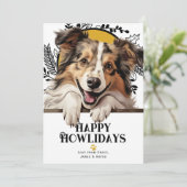 Fijne feestdagen Shetland Sheepdog Kerstmis Feestdagenkaart (Staand voorkant)