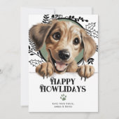 Fijne feestdagen Sloughi Dog Christmas Feestdagenkaart (Voorkant)