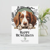 Fijne feestdagen Welsh Springer Spaniel Kerstmis Feestdagenkaart (Staand voorkant)