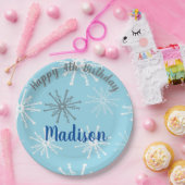 Fijne feestvlokken Happy Birthday Paper Bord (Feest)