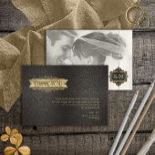 Fijne Filigree Gouden Trouwring ID871 Bedankkaart