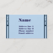 Fijne Floral-visitekaartje Visitekaartje (Achterkant)