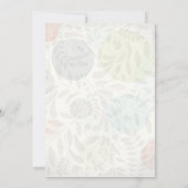 Fijne floralen Uitnodigingen voor 30e verjaardag (Achterkant)