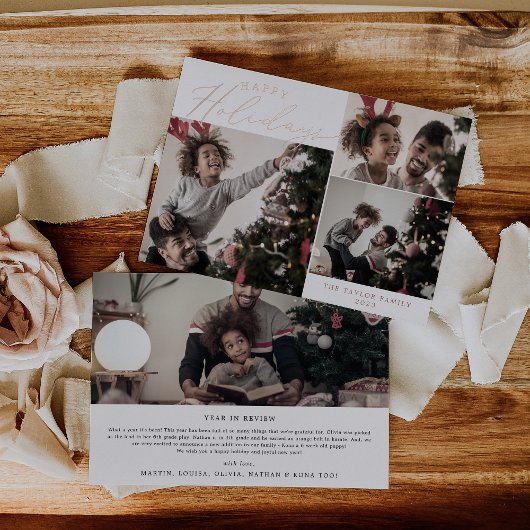 Fijne Folie Prettige feestdagen 4 Foto-nieuwsbrief