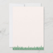 Fijne Forest thema Fox Baby shower Kaart (Achterkant)