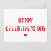 Fijne Galentijnsdag! Schattigee Typografie Vriende Briefkaart (Voorkant)