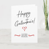Fijne Galentine's Dag! Bedankkaart (Voorkant)