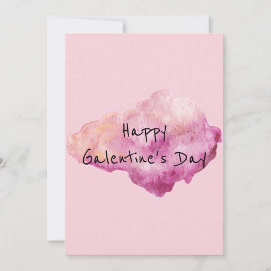 Fijne Galentine's Dag. Feestdagenkaart (Voorkant)
