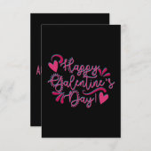 Fijne Galentine's Dag! | Zwart-roze (Voorkant / Achterkant)