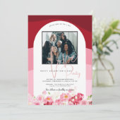Fijne Galentine's Day Brunch | Foto Uitnodiging (Staand voorkant)