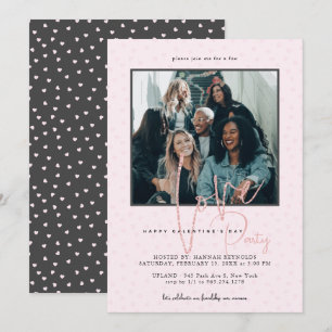 Fijne Galentine's Day Brunch Foto Uitnodiging