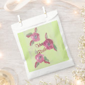 Fijne Gebloemde Koekjes Papier Favor Zak Bedankzakje (Geknipt)