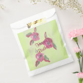 Fijne Gebloemde Koekjes Papier Favor Zak Bedankzakje (Gezegeld)