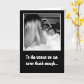 Fijne Geboorte Moederdag! Kaart (Gele Bloem)