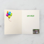 Fijne Gefeliciteerde schaap Birthday Kaart (Binnen)