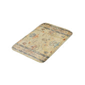 Fijne Gele Dusty Blues Grays  Badmat (Gekanteld)