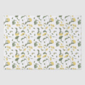 Fijne gele wildbloemen die papier verpakken (Voorkant)