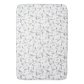 Fijne getextureerde grijze karal Bath Mat (Voorkant Verticaal)