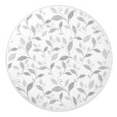 Fijne getextureerde grijze keramische knop (Voorkant)