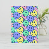 Fijne gezichten - pastelkleuren kaart (Staand voorkant)