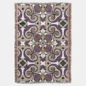 Fijne Goddelijke Wervelontwerp- Gooi Deken (Voorkant Verticaal)