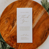 Fijne Gold Tea Lengte Dank je wel Kaart voor ontva