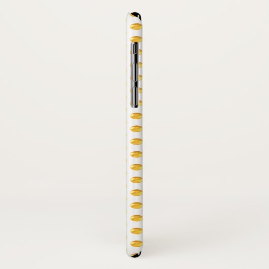 Fijne gouden stippen Case-Mate iPhone case (Achterkant/links)