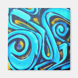 fijne graffiti-schilderkunst magneet