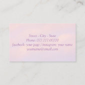 Fijne grafische vormgeving - driehoek in rastervor visitekaartje (Achterkant)