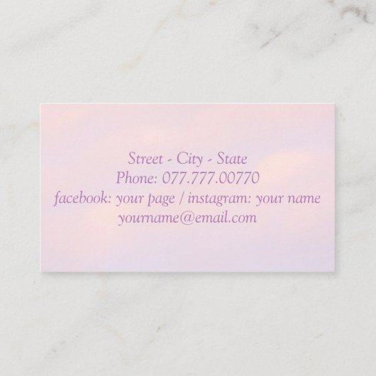 Fijne grafische vormgeving - driehoek in rastervor visitekaartje (Achterkant)