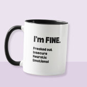 Fijne grappige koffie mok