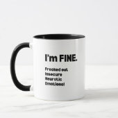 Fijne grappige koffie mok (Links)