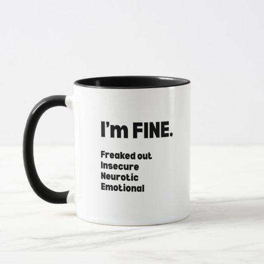 Fijne grappige koffie mok (Links)