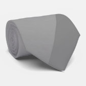 Fijne grijze vouwen stropdas (Opgerold)